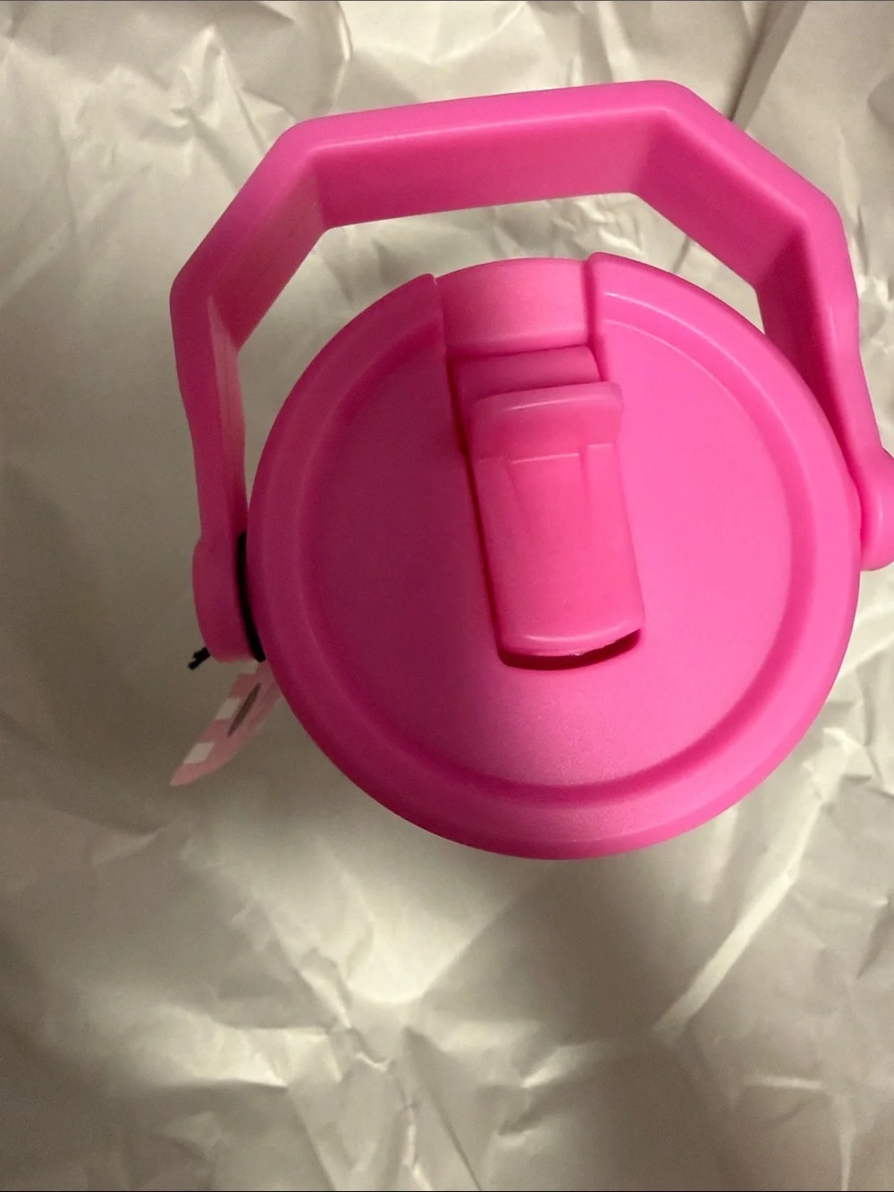 Hello Kitty Pink and White Heart Stainless Kids Bottle with Handle 20oz